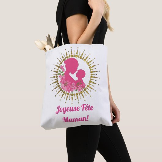 Joyeuse Fête Maman  Tote Bag (Dichtbij)