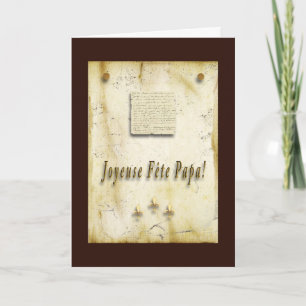 Joyeuse Fête Papa! Feestdagen Kaart