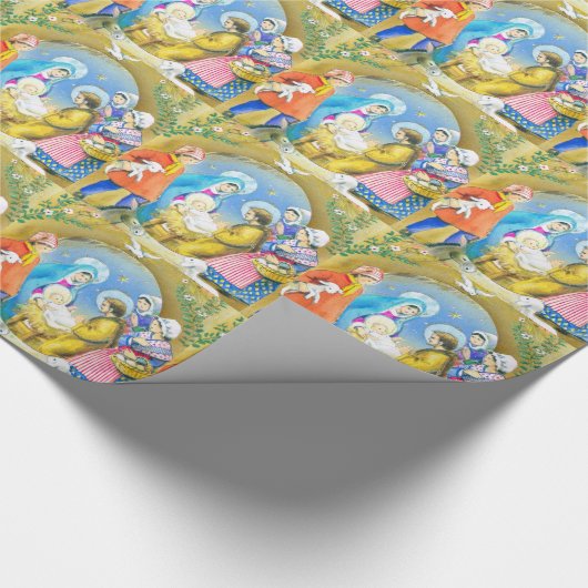 Joyeuse Noel,  Franse kerstkaart Cadeaupapier (Hoek)