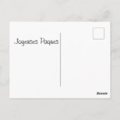 Joyeuse Paques Briefkaart (Achterkant)