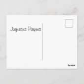 Joyeuse Paques Briefkaart (Achterkant)