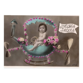 Joyeuse Paques Foto Afdruk