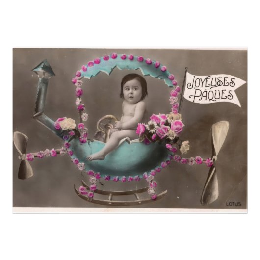 Joyeuse Paques Foto Afdruk (Voorkant)