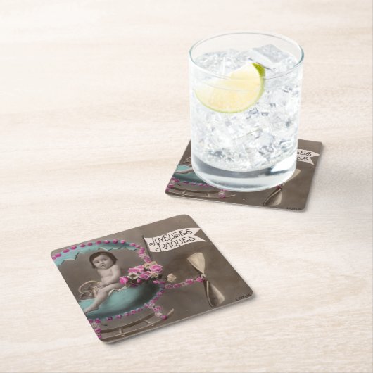 Joyeuse Paques Kartonnen Onderzetters (Insitu)