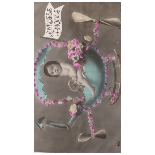 Joyeuse Paques Tafelkleed (Voorkant)