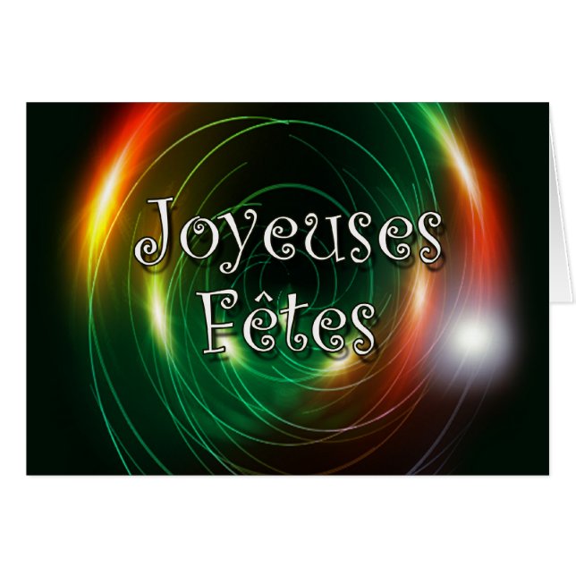 Joyeuses Fêtes (Voorkant Horizontaal)