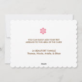 Joyeuses Fêtes Ornamenten Feestdagen Kaart (Achterkant)