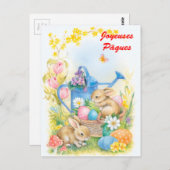 Joyeuses Pâques Briefkaart (Voorkant / Achterkant)