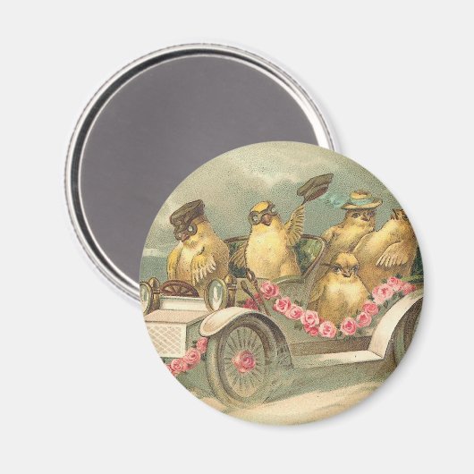 Joyeuses Pâques Cute Easter Magneet (Voorkant / Achterkant)