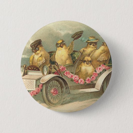 Joyeuses Pâques Cute  Easter Ronde Button 5,7 Cm (Voorkant)