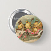 Joyeuses Pâques Cute  Easter Ronde Button 5,7 Cm (Voorkant /achterkant)