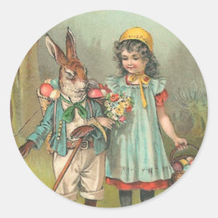 Joyeuses Pâques Cute  Easter Ronde Sticker