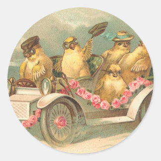 Joyeuses Pâques Cute  Easter Ronde Sticker