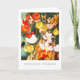 Joyeuses Pâques.Fine Art PaasKaarten in het Frans Feestdagen Kaart