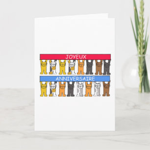 Joyeux Anniversaire FHappy Birthday Kaart