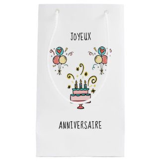 Joyeux Anniversaire | Happy Birthday Klein Cadeauzakje