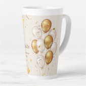 joyeux anniversaire. happy birthday. latte mok (Rechterhoek)