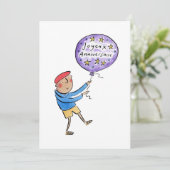 Joyeux Anniversaire Kaart (Staand voorkant)