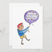 Joyeux Anniversaire Kaart (Voorkant / Achterkant)