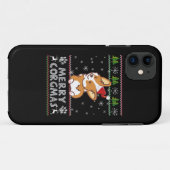 Joyeux Corgmas Noel Corgi Case-Mate iPhone Case (Achterkant (horizontaal))