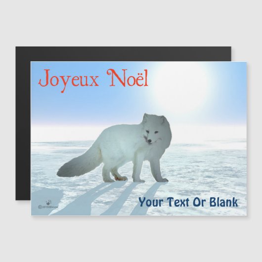 Joyeux Noё l - Arctic Fox (Voorkant / Achterkant)