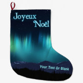 Joyeux Noё l - Aurora Borealis Grote Kerstsok (Voorkant)