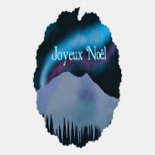 Joyeux Noё l - Blue Aurora Ornament Kaart (Rechts)