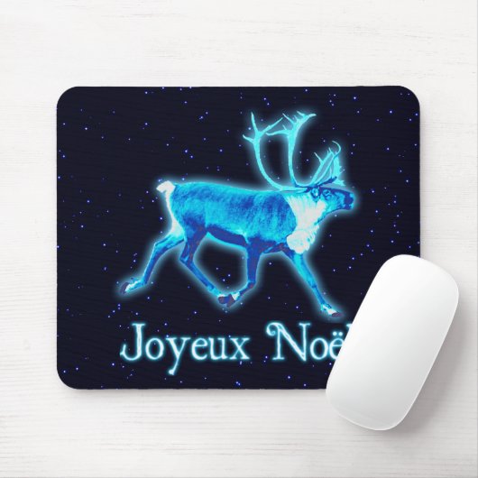 Joyeux Noё l - Blue Cariou (rendier) Muismat (Met muis)
