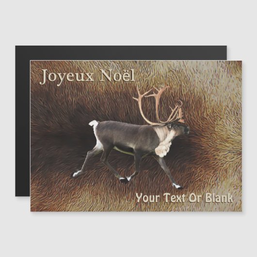 Joyeux Noё l - Bull Cariou (rendier) (Voorkant / Achterkant)