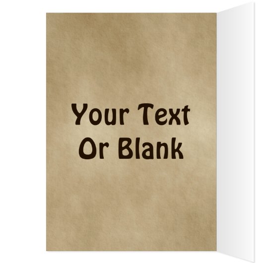 Joyeux noё l. Bull Moose on Old Paper (Binnen (Links))