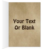 Joyeux noё l. Bull Moose on Old Paper (Binnen (Rechts))