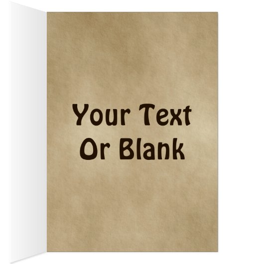 Joyeux noё l. Bull Moose on Old Paper (Binnen (Rechts))