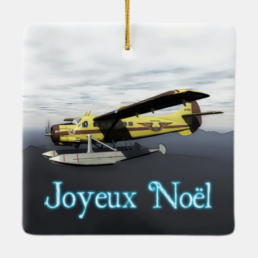 Joyeux Noё l - de Havilland DH3-C Otter Keramisch Ornament (Achterkant)