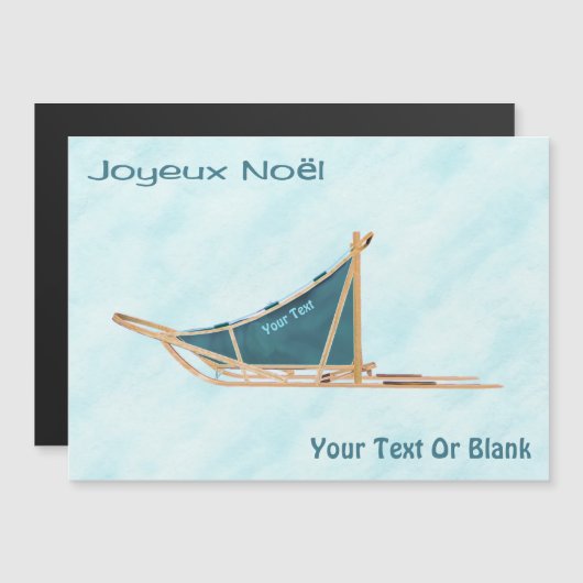 Joyeux noё l. - Dog heeft sneeuw (Voorkant / Achterkant)