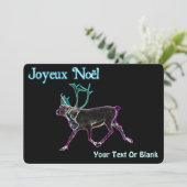 Joyeux Noё l - Electric Cariou Feestdagenkaart (Staand voorkant)
