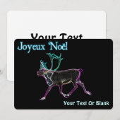 Joyeux Noё l - Electric Cariou Feestdagenkaart (Voorkant / Achterkant)