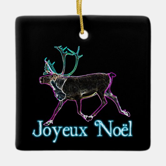 Joyeux Noё l - Electric Cariou Keramisch Ornament (Voorkant)