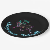 Joyeux Noё l - Electric Cariou Papieren Bordje (Gekanteld)