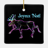 Joyeux Noё l - Electric Moose Keramisch Ornament (Achterkant)