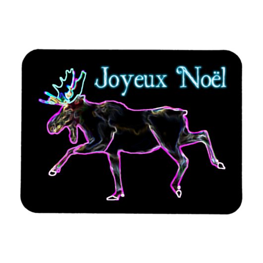 Joyeux Noё l - Electric Moose Magneet (Horizontaal)
