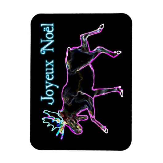 Joyeux Noё l - Electric Moose Magneet (Verticaal)