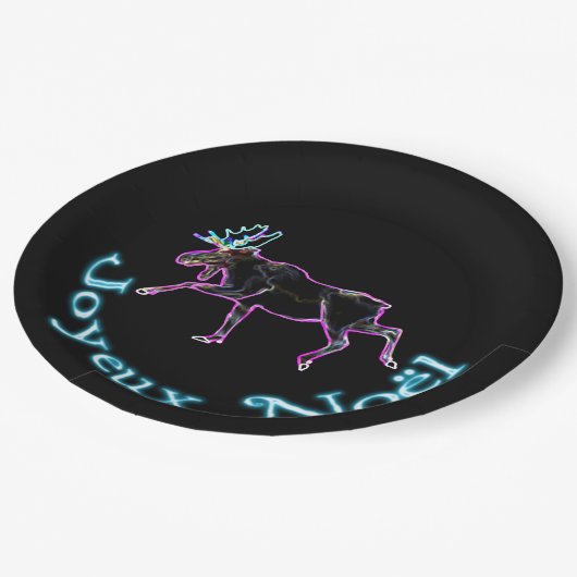 Joyeux Noё l - Electric Moose Papieren Bordje (Gekanteld)