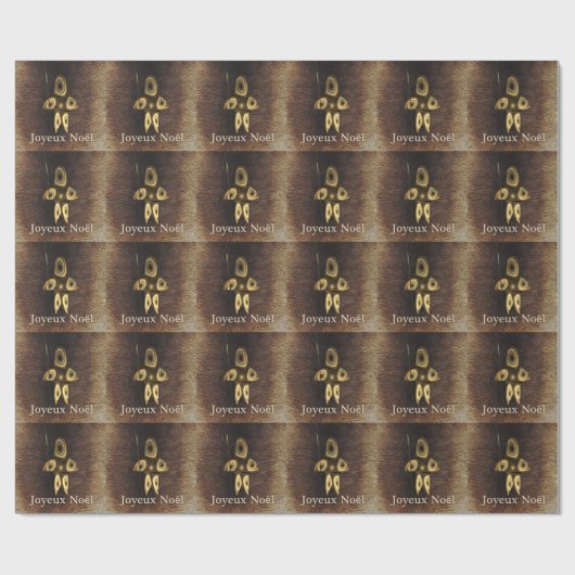 Joyeux Noё l - Fractal Inuit Hunter Cadeaupapier (Vlak)