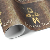 Joyeux Noё l - Fractal Inuit Hunter Cadeaupapier (Rol Hoek)