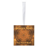 Joyeux Noё l - Fractal Wood Carving Decoratie (Rechts)