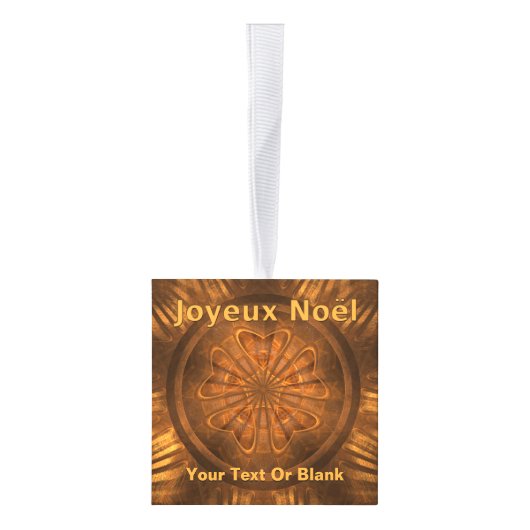 Joyeux Noё l - Fractal Wood Carving Decoratie (Rechts)