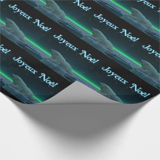 Joyeux Noё l - Ice Edge Polar Beer Cadeaupapier (Hoek)