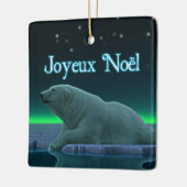 Joyeux Noё l - Ice Edge Polar Beer Keramisch Ornament (Links)