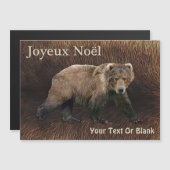 Joyeux noё l. Kodiak Beer on Cariou fur (Voorkant / Achterkant)