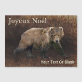 Joyeux noё l. Kodiak Beer on Cariou fur (Voorkant)